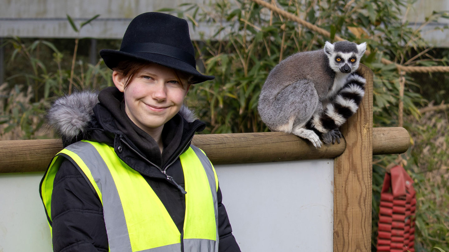 Image of boy and lemur workshop day web landscape 1920x1080