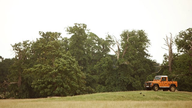 Image of defender in lion park no animals banner web res