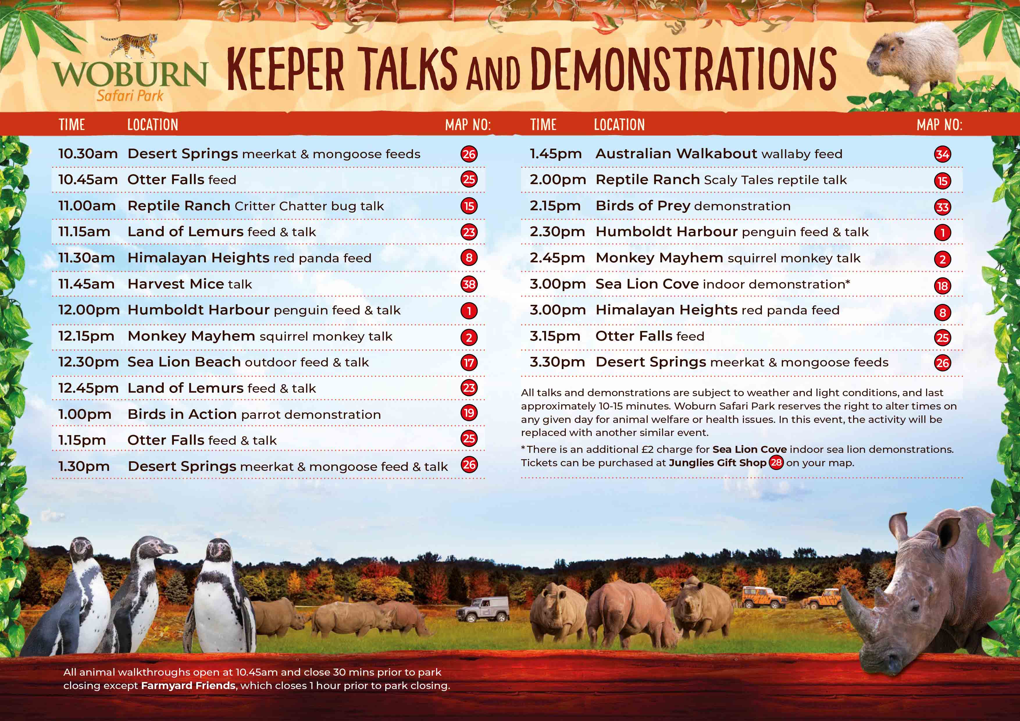 Image of wsp timetable of keeper talks web landscape jan 2025